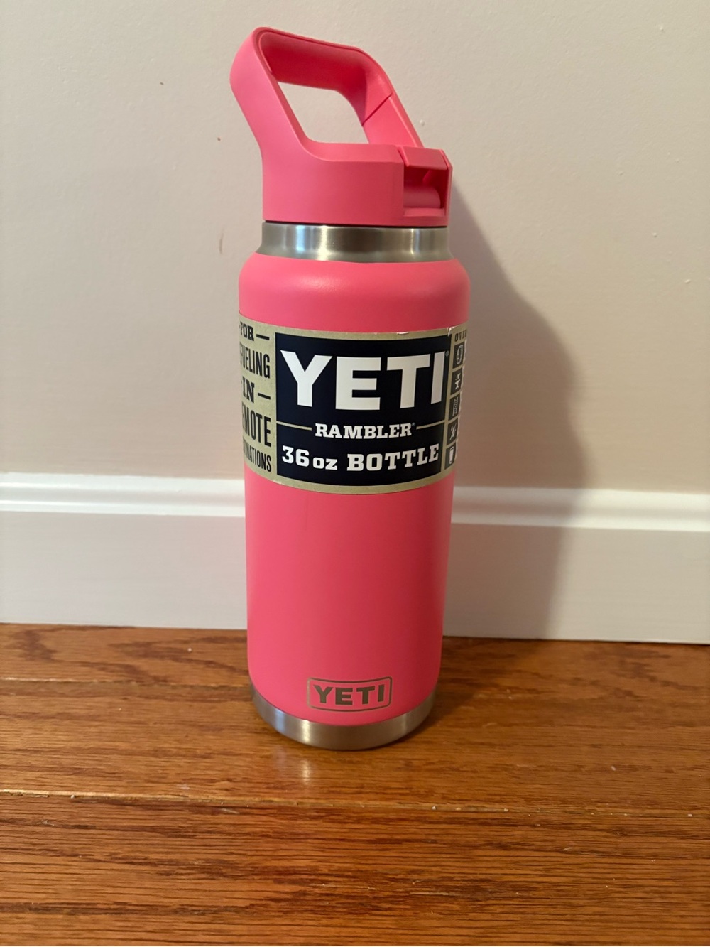 Yeti Rambler 36oz Bottle - Bright Pink